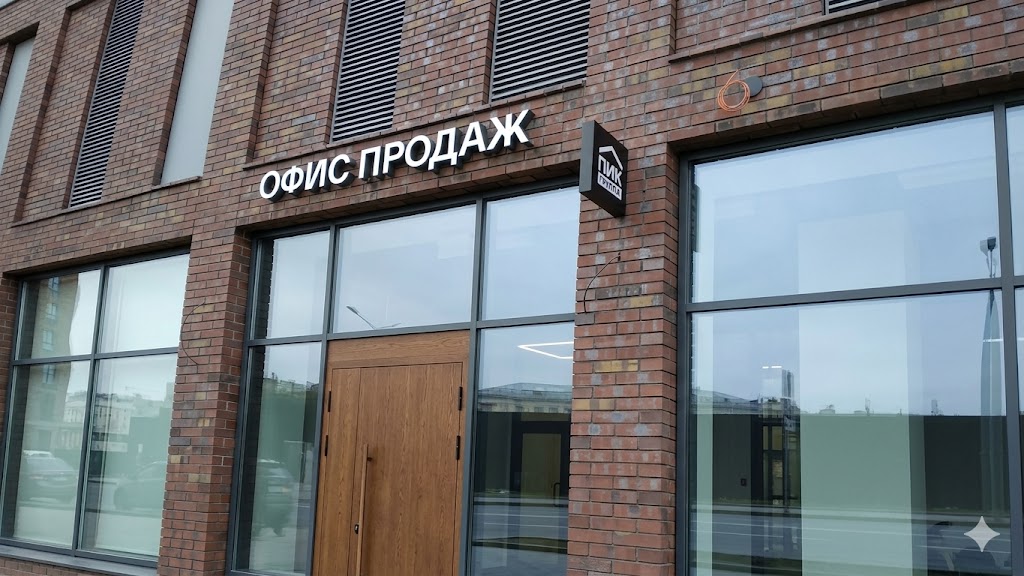 Объёмные буквы контражурная подсветка ореол на фасаде